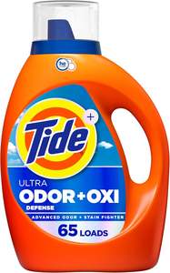 Détergent à lessive liquide Tide Ultra Odor Defense Plus Oxi, 92 fl oz, 65 lavages, combat avancé contre les odeurs et les taches - Product Image 2