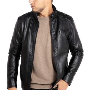 Mens <b>Winter</b> <b>Leather</b> <b>Jackets</b> Coats Fashion Windbreaker Male Slim Fit Biker Motorcycle <b>Leather</b> <b>jacket</b> for men DDP Shipping - Product Image 5
