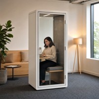 Cabine de bureau insonorisée moderne, cabine téléphonique acoustique, cabine d'intimité pour espace de travail ouvert