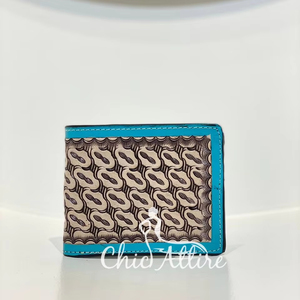 New Trending Hand Tooled Leather Men's <b>Wallets</b> Long Zipper Turquoise <b>Wallets</b> Credit <b>Card</b> Holder Genuine Leather Cow Boy <b>Wallets</b> - Product Image 1