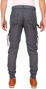 Venta al por mayor Multi-Bolsillo Botón Streetwear diseño personalizado Pantalones cargo pantalones vaqueros para los hombres - Product Image 4