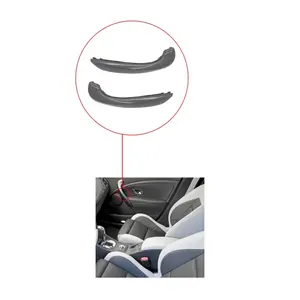 Ensemble d'accoudoirs intérieurs avant Renault Megane 3 & Fluence Gris fumé-DROITE-GAUCHE 809540287R-809602788R Fabriqué en cuir ABS - Product Image 2