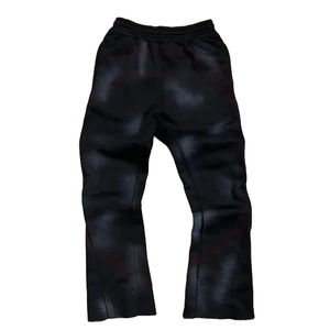 Nouveaux ensembles de pantalons de survêtement et de sweat à capuche évasés pour hommes en coton éponge français lourd pantalons de survêtement Cargo pour hommes 2025 pantalons de jogging pour hommes - Product Image 3