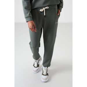 Conjunto Deportivo Casual para Hombre en Color Caqui, Algodón, Corte Cómodo, Bordado, Textura Gruesa y Suave 85254 - Product Image 5