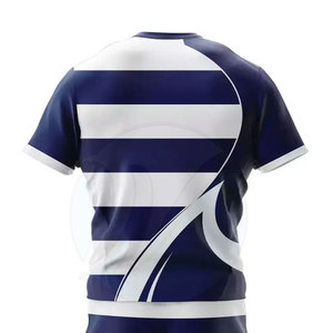 Uniforme de Rugby Personalizado con su Propio Logotipo, Tallas Grandes, Secado Rápido, Mangas Cortas, 100% Poliéster, Personalizado para Equipos - Product Image 5