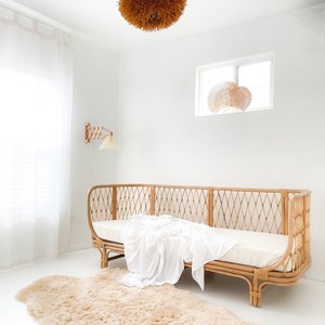 Nordic Rattan Sofa Set Home Hotels Resorts Furniture Living Room Leisure Lounge Bench Chair Ready to Ship - Product Image 2