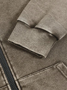 Sudadera con Capucha Unisex de Estilo Lavado Ácido, Gruesa, para Invierno, Gimnasio, Ropa Casual de Calle, para Hombre y Mujer, Precio Económico, Venta al por Mayor - Product Image 4