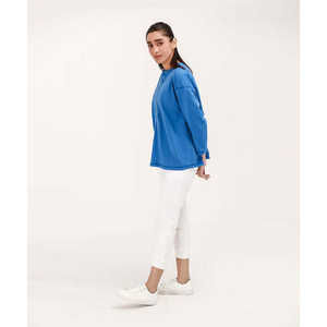 เสื้อยืดผู้หญิง slub Henley - Product Image 6