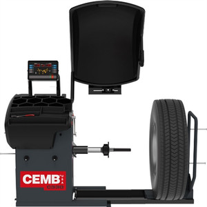 เครื่องถ่วงล้อรถบรรทุกและรถบัสอัตโนมัติ CEMB C330 พร้อมลิฟท์เปลี่ยนยาง ประเภทสินค้า - Product Image 2