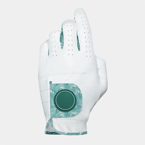 Tour Grade Perforated Cabretta Golf Gloves With Personalized Embroidery Logo Printing And Custom Tag Label Packaging - Product Image 1
