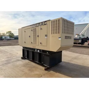 Groupe électrogène diesel industriel triphasé d'occasion 180 kW 120/208 V, résistant aux intempéries, pour alimentation de secours commerciale - Product Image 2