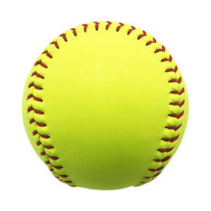 Popular Outdoor Sports Official Yellow Leather <b>Baseball</b> Custom Logo Training Softball Practice <b>Ball</b> - Product Image 3