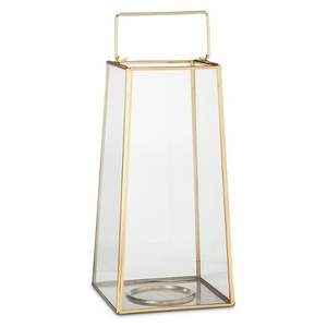 Modern Gold Wire Metal Copper Antique <b>Glass</b> Table Decoration Fancy <b>Lantern</b> Unique & Fancy <b>Lantern</b> Wedding Decor Accessories - Product Image 2