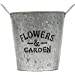 Jardinières en métal galvanisé avec poignées pour la décoration intérieure, les mariages ou les fêtes Pots de fleurs et jardinières - Product Image 6