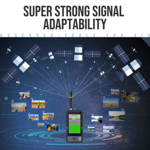 Hugerock g60m 2.0 Ghz 500 nits 9000mAh cầm tay ntrip Modem rtk bay không người lái với Camera HD và GPS Android 10 T10 Máy quét PDA - Product Image 3