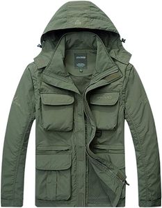 Chaqueta de Invierno Cortavientos y Cálida con Forro de Algodón - Product Image 1