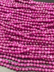 Mehrajudin <b>Gems</b> Super Quality Natural Red Ruby <b>Stone</b> 8mm Rondelle Beads Third Party Certified Rajasthan Jewelry Making - Product Image 5