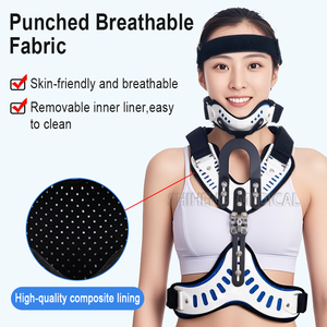 Equipo <span class=keywords><strong>de</strong></span> rehabilitación ajustable al por mayor, soporte <span class=keywords><strong>de</strong></span> órtesis Cervical para fijación <span class=keywords><strong>de</strong></span> fractura <span class=keywords><strong>de</strong></span> cabeza, cuello y <span class=keywords><strong>pecho</strong></span> - Product Image 4