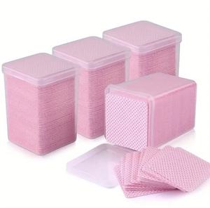 Toallitas de Limpieza para Pestañas, No Tejidas, Coloridas, Suaves, para Limpiar Pestañas, Eliminar Pegamento, Tela No Tejida, para Extensiones de Pestañas - Product Image 6