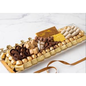 Plateau de service en chocolat plaqué argent au design attrayant Présentoir à dessert en plateau à chocolat en métal de la meilleure qualité pour une occasion spéciale - Product Image 3