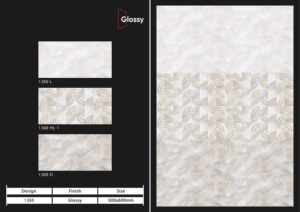 Azulejos cerámicos para pared interior de 300x600 mm, para baño y cocina, con acabado brillante, mate, efecto azúcar tallado, diseño de pared interior de lujo. - Product Image 4