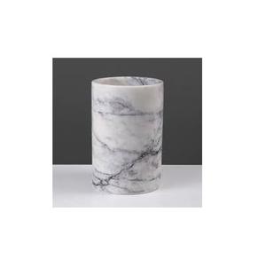 Vase à fleurs en marbre 100% pour la décoration de table, pot de haute qualité fait à la main, meilleur fabricant A.Z Handicrafts, pot à fleurs en marbre pour utilisation sur table - Product Image 1