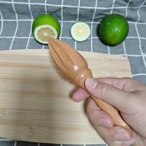 เครื่องคั้นน้ำมะนาวทำจากไม้กดด้วยมือสำหรับงานหัตถกรรมจากไม้กล่องไม้ป้ายติดผนัง - Product Image 4