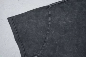 เสื้อยืดลำลองพิมพ์ลายกรดโอเวอร์ไซส์สำหรับผู้ชายผู้หญิงเสื้อครอปสไตล์วินเทจ - Product Image 4