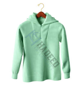 เสื้อฮู้ดผู้ชายผ้าฟลีซสีพื้นทรงสูง,เสื้อฮู้ดผ้าฝ้ายสั่งฉลากและดีไซน์ประจำฤดูใบไม้ร่วงมีหลายสีลำลองฮู - Product Image 1