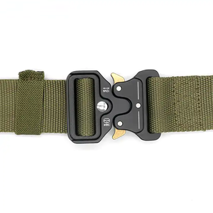 Venta al por mayor verde ceremonial cintura hebilla cinturón al aire libre cinturón y personalizado todo el diseño y color - Product Image 4