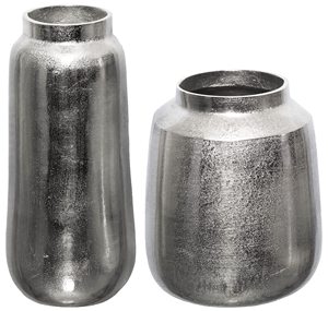 Jarrón Redondo de Aluminio con Diseño Art Deco para Decoración del Hogar, Bodas y Navidad - Product Image 2