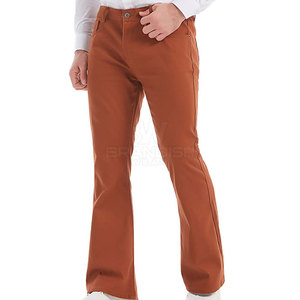 กางเกงขายาวผู้ชายคุณภาพสูง ขายดี ทรงแฟชั่น เอวกลาง ปักโลโก้ด้านหน้า ผ้าฝ้าย - Product Image 4