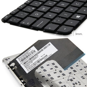 Teclado de Membrana Plástica Mecánica Compatible con HP 15-b, para 250 G2 15z-B Sleekbook, Compatible con Español y Portugués - Product Image 3
