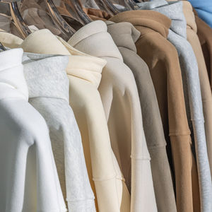 Alta calidad 400gsm algodón de peso pesado Stringless Sudadera con capucha en blanco personalizado hombres Streetwear OEM Logo personalizado sudaderas con capucha de gran tamaño - Product Image 5