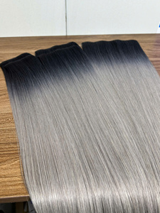 Wholesale Cuticle Aligned Raw Vietnamese Human Hair Extensions Double Drawn Seamless <b>Clip</b> Ins Hair Extension Smooth and Shiny. - Product Image 1