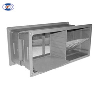 Évent de fondation en plastique HF Évent de fondation gris Évent extensible 6 "-8"