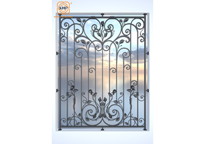 Ventanas de Hierro Forjado de Lujo KHP, Galvanizadas, Anti-Robo, Seguridad para Villas Modernas, Diseño de Rejilla Elegante, Hechas en Vietnam. - Product Image 6