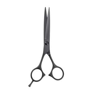 Sleek Matte Black Professional Barber Scissors Japanese 440c Steel Hair Cutting <b>Shears</b> 6.5 Inch Salon Premium Scissors - Product Image 3