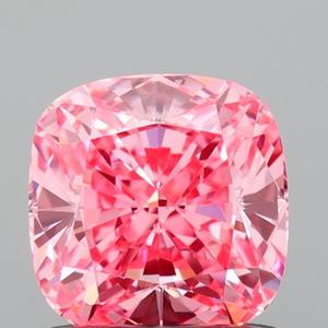 Diamante Suelto Cultivado en Laboratorio CVD de 1.01 Quilates, Corte Cojín, VVS/VS, Color Rosa Intenso, Perforado con Láser, Certificado IGI, Precio al por Mayor - Product Image 2