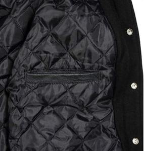 Couleur personnalisée disponible veste universitaire Slim Fit en laine bombardier de baseball décontracté en coton Letterman avec capuche saison d'hiver taille 4XL - Product Image 3