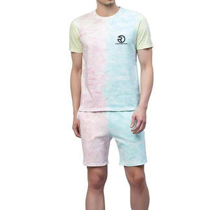 Summer <b>Shorts</b> Sets Casual Quick Dry <b>Men</b> <b>T</b>-<b>shirts</b> & <b>Shorts</b> Custom Logo <b>Men's</b> <b>Short</b> Sets 100% Cotton Fashion Sets Customized - Product Image 1