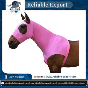Capucha de caballo de Spandex con logotipo personalizado de alta calidad, tachuela de caballo equino indio con cremallera, recién llegado, diseño personalizado - Product Image 4