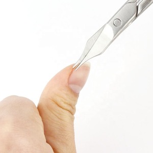 Tijeras de Manicura de Acero Inoxidable de Primera Calidad al por Mayor, Estilo Japonés, Plateadas, Rectas, para Belleza, Cortaúñas - Product Image 3