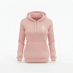 Sudadera con Capucha de Primera Calidad Personalizada para Mujer, 100% Algodón, Felpa, 300g, Secado Rápido, Transpirable, Informal de Invierno - Product Image 1