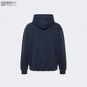 2025 nouveauté hommes soleil-fondu numérique imprimé respirant polaire à manches longues couleur unie décontracté hiver à capuche - Product Image 2