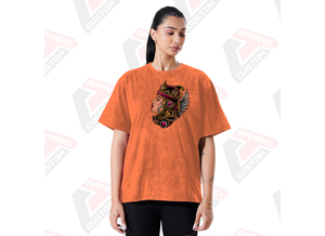 Stylish Women's Acid Wash T-Shirt Appliques Beading Comfortable Trendy Eco-Friendly Summer <b>Tops</b> Made Denim Batik Corduroy 100% - Product Image 4