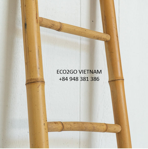 Toallero de escalera de bambú al precio más barato para usar ropa colgante hecha por Eco2go Vietnam - Product Image 2