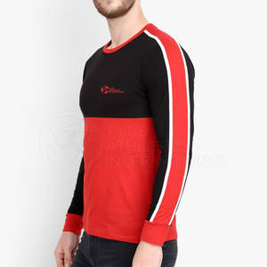 High Quality Cotton Solid Colors <b>Long</b> <b>Sleeve</b> T Shirt for <b>Men</b> Printing Slim Fit <b>Men</b> Full <b>Sleeve</b> Crew Neck Fitness <b>Tshirt</b> - Product Image 2