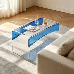 Simple Acrylic <strong>Side</strong> <strong>Table</strong>/<strong>sofa</strong>/small <strong>Side</strong> <strong>Table</strong>/living Room Light Luxury Coffee <strong>Table</strong>/two-tone Creative Bedside <strong>Table</strong> - Product Image 3