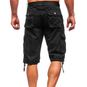 Colección de verano Pantalones cortos cargo informales para hombre Secado rápido y transpirable Cintura elástica personalizada Multi-Bolsillo Tallas grandes OEM al por mayor - Product Image 5
